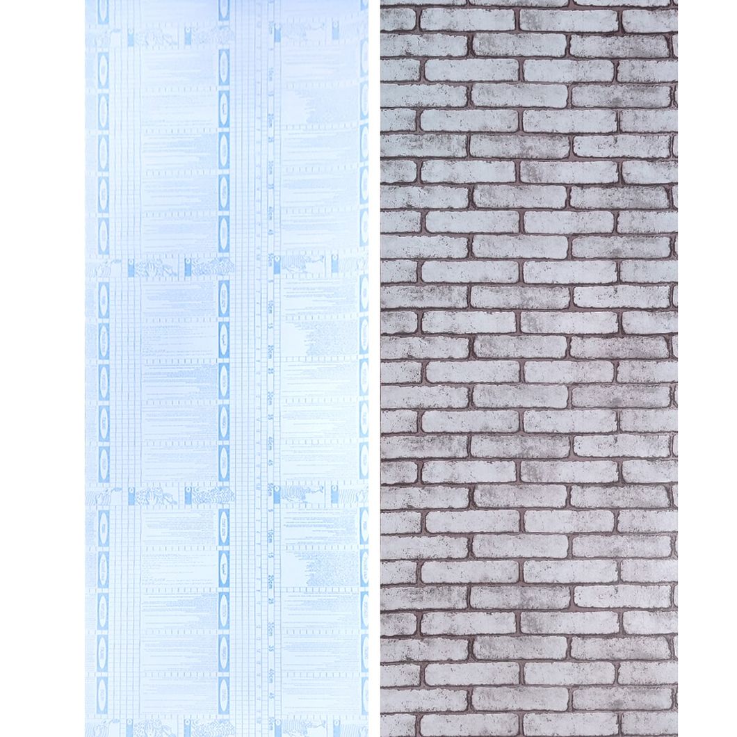 Самоклейка декоративна плівка лавандова цегла 0,45Х10М (KN-M0001-3), серый, Сірий