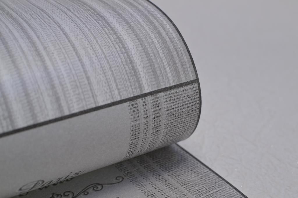 Обои влагостойкие на бумажной основе Эксклюзив серый 0,53 х 10,05м (212-01), ограниченное количество