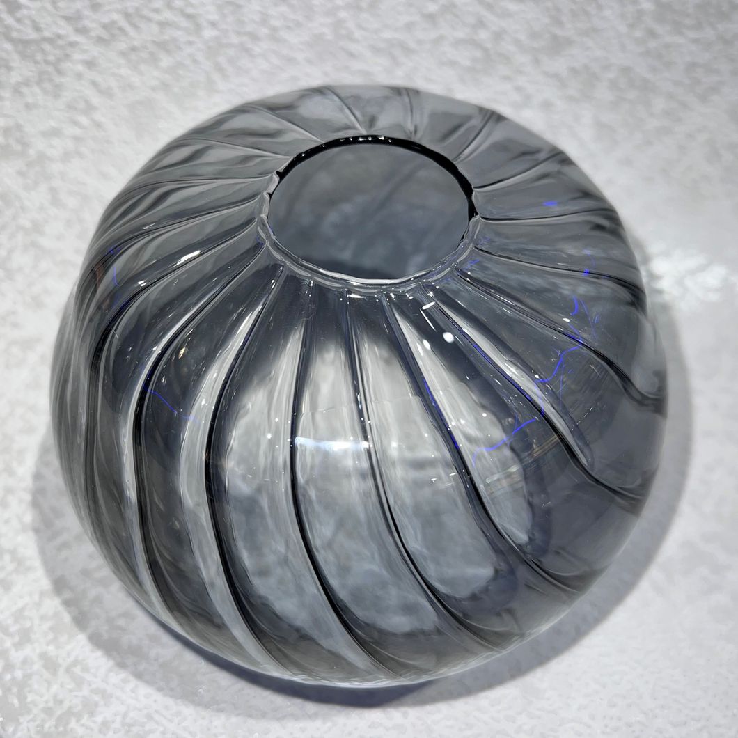 Плафон для люстры диаметр верхнего отверстия 3,1 см высота 11 см, серый