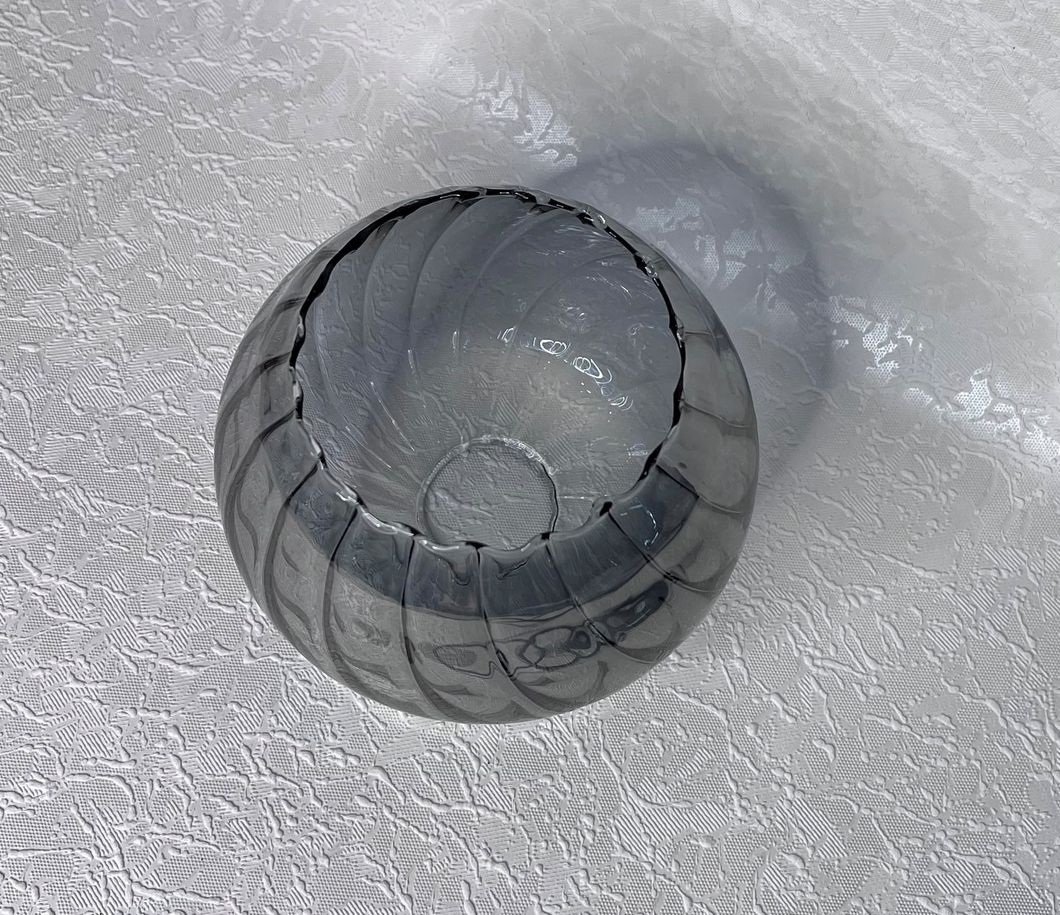 Плафон для люстри діаметр верхнього отвору 3,1 см висота 11 см, серый