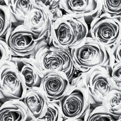 Самоклейка декоративна Gekkofix Троянди сірий глянець 0,45 х 1м, серый, Сірий