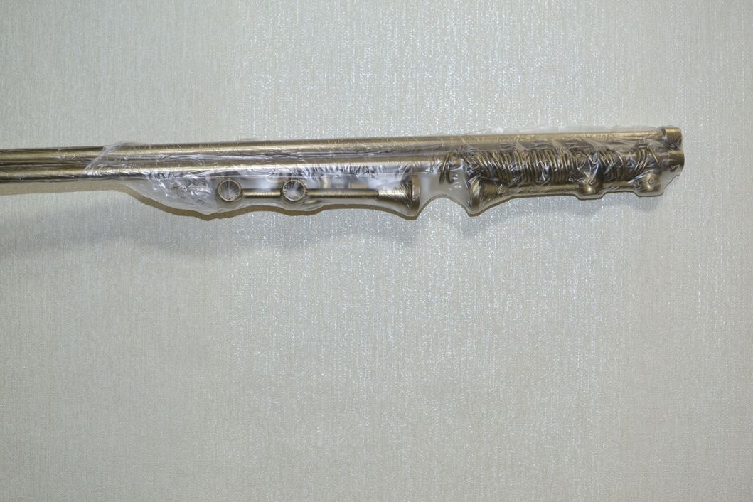 Карниз трубчатый металический бронза Виолла 2,4м, Бронза, Бронза