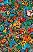 Самоклейка витражная D-C-Fix Венецианские сады разноцветный 0,9 х 1м, Разноцветный, Разноцветный