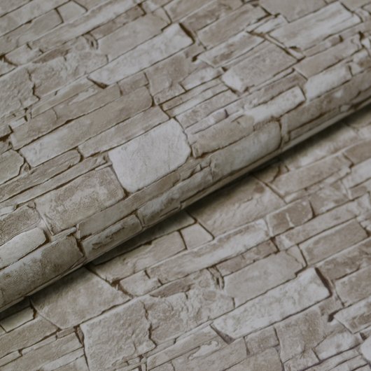 Шпалери вінілові на паперовій основі супер-мийка Слов'янські шпалери Expromt В49,4 Ратуша бежевий 0,53 х 10,05м (5547-01)