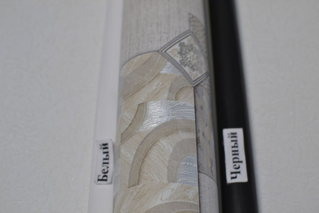 Шпалери вінілові на паперовій основі супер-мийка Vinil МНК Крафт сіро-бежевий 0,53 х 10,05м (2-1060)
