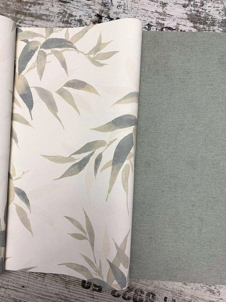 Обои виниловые на флизелиновой основе Rash Kimono серо-бежевый 0,53 х 10,05м (407921)