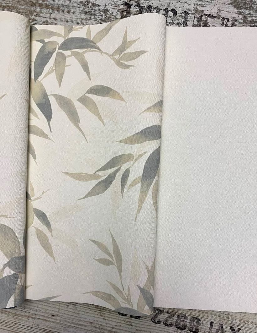 Обои виниловые на флизелиновой основе Rash Kimono серо-бежевый 0,53 х 10,05м (407921)