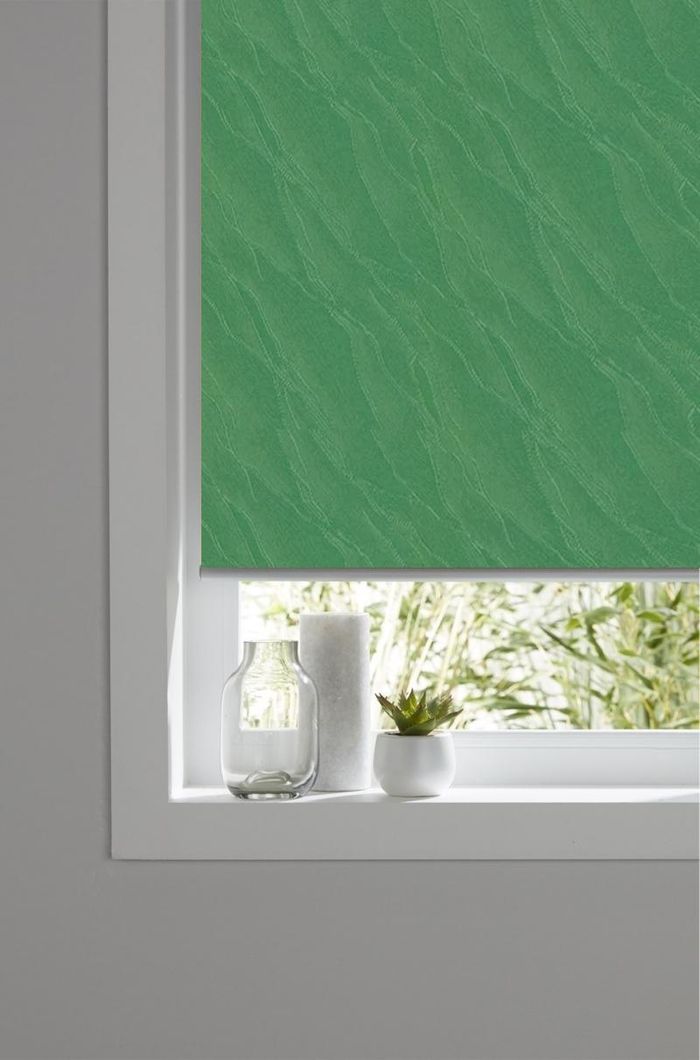 Готовые тканевые ролеты на окна Вода 2159, зелений 2159 (440 х 1500 х 1)