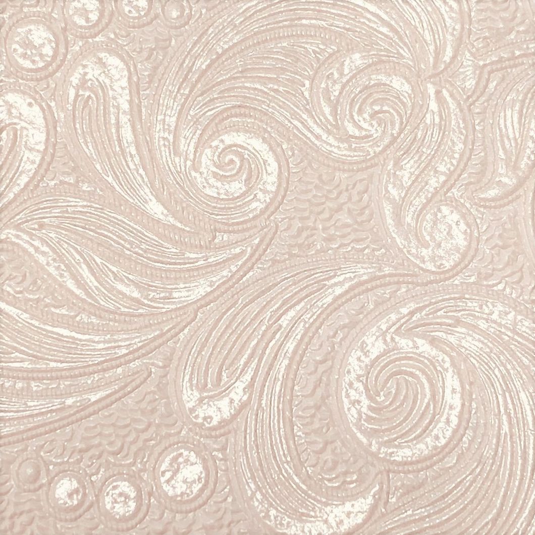 Шпалери вінілові на флізеліновій основі Слов'янські шпалери Elegance В122 Габардин рожевий 1,06 х 10,05м (1536-10)