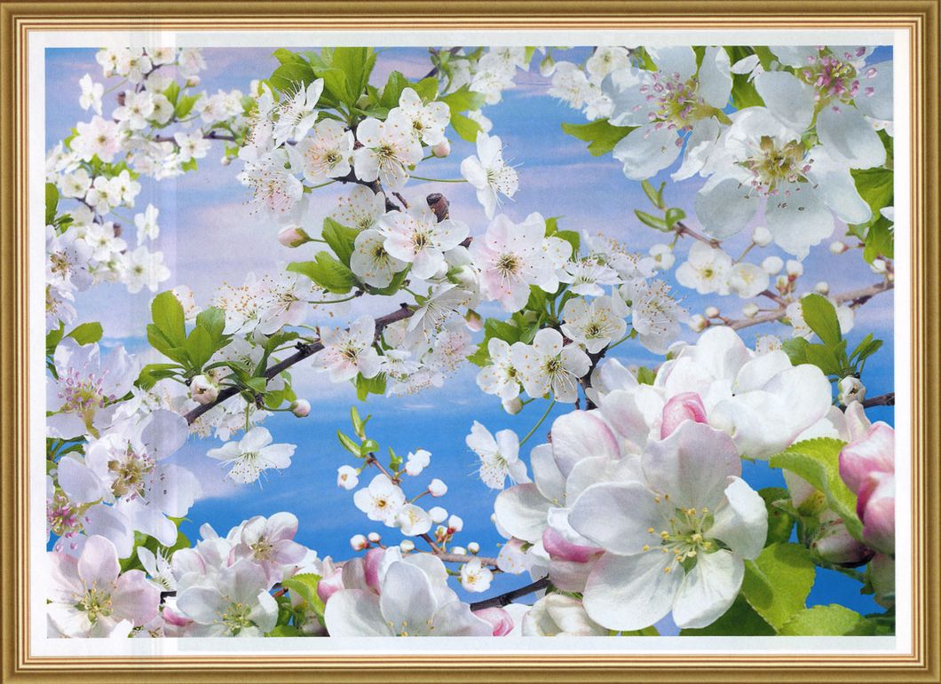 Фотошпалери звичайний папір Весна 16 аркушів 194 см х 268 см