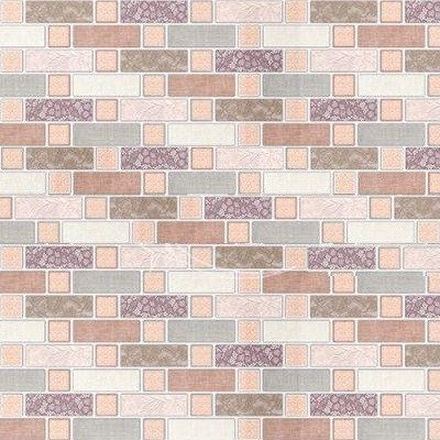 Панель стінова декоративна пластикова мозаїка ПВХ "Льон" 948 мм х 480 мм, Різні кольора
