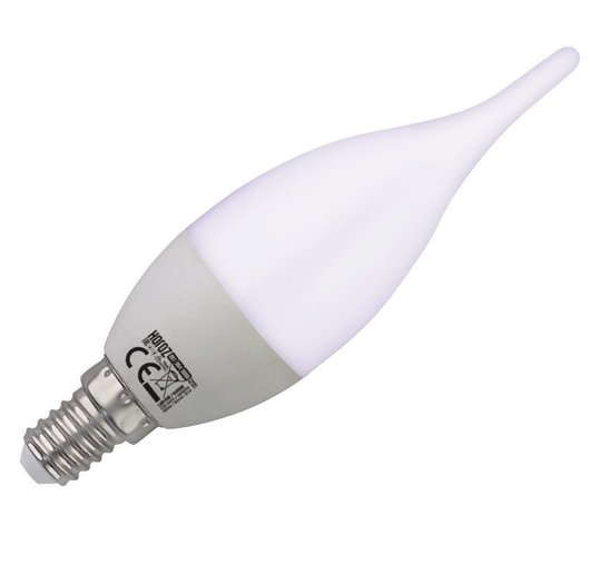 Светодиодная LED лампа свеча на ветру CRAFT-6-6K Е14 Horoz Electric