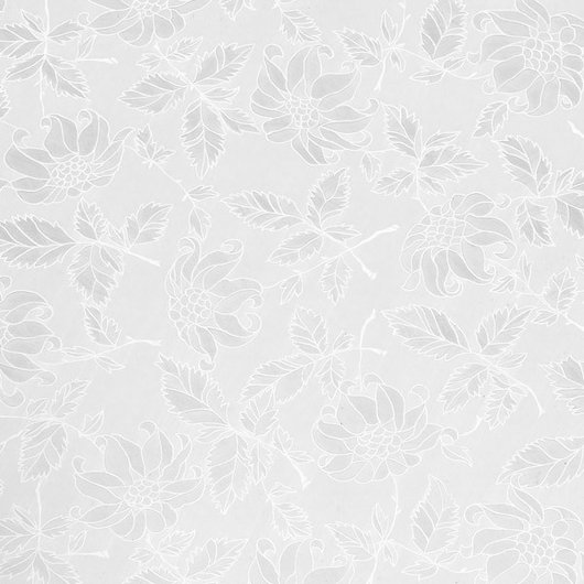Самоклейка вітражна D-C-Fix Матові квіти прозорий 0,675 х 1м, Білий