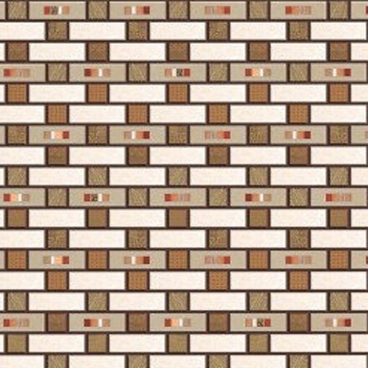 Панель стінова декоративна пластикова мозаїка ПВХ "Глазур" 924 мм х 480 мм, Коричневий, Коричневий