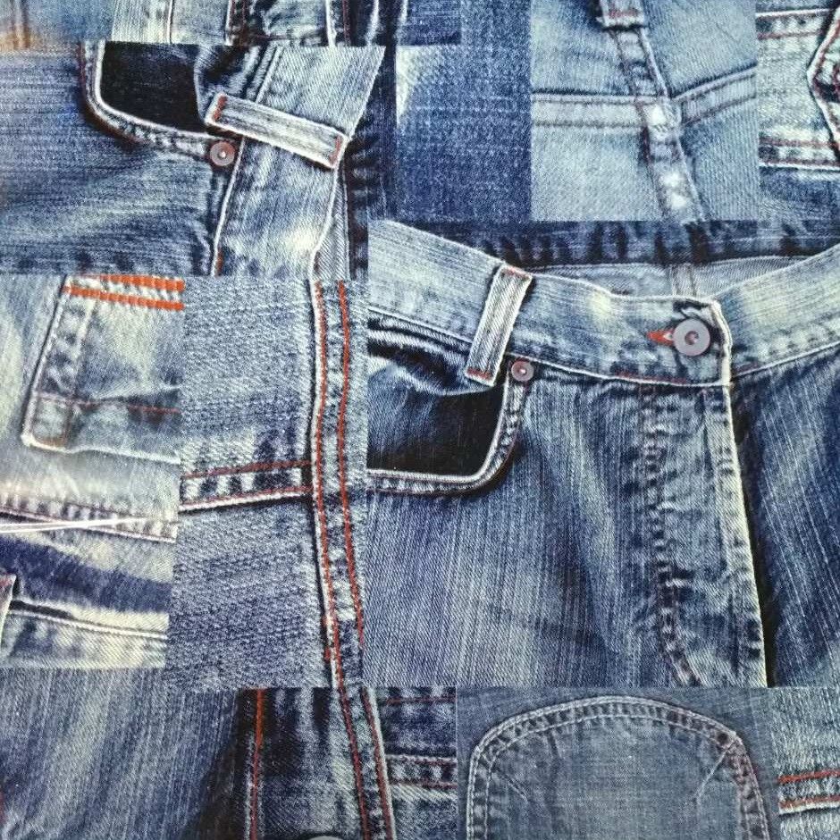Самоклейка декоративна Gekkofix Jeans синій напівглянець 0,45 х 1м, Синий, Синій