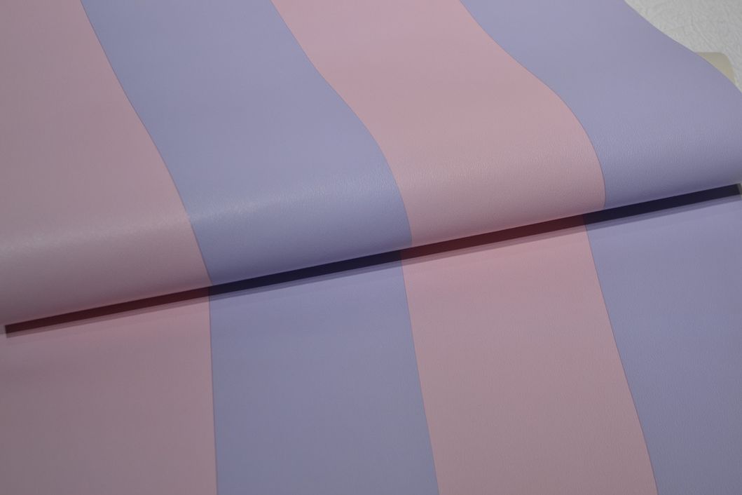 Обои бумажные VIP Континент Полоса широкая розовый 0,53 х 10,05м (41215)