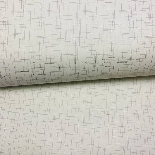 Шпалери на паперовій основі Континент Рогожка білий дуплекс 0,53 х 10,05м (017), Білий, Білий