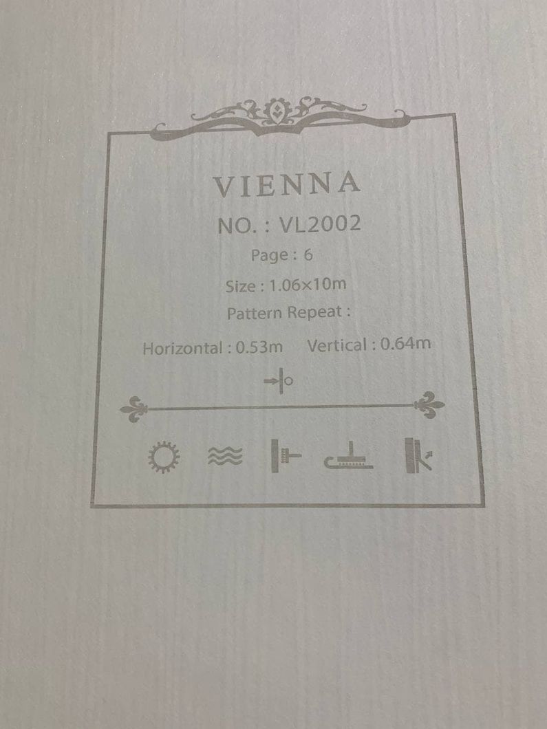 Обои виниловые на флизелиновой основе Vienna Золотистый 1,06 х 10,05м (VL2002)