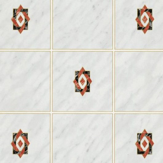 Самоклейка декоративна GEKKOFIX біла напівглянцев з декором 0,45 х 15м (11653)