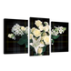 Модульная картина DK Place Белые Розы 3 части 53 х 100 см (469_3)