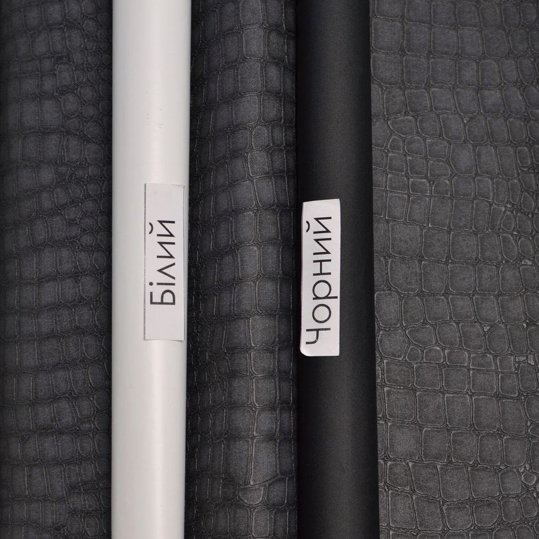 Обои виниловые на флизелиновой основе Superfresco Easy Crocodile Black чёрный 0,53х10,05 (32-659)