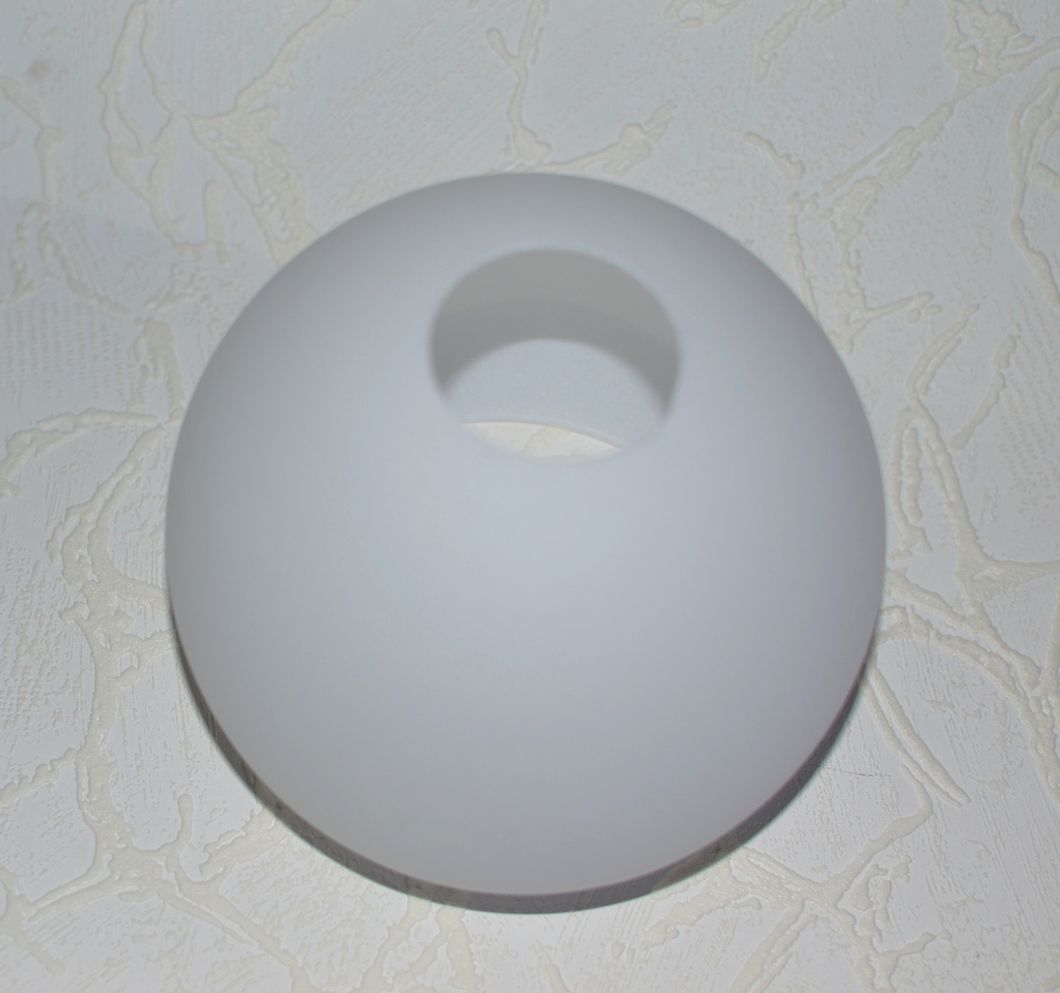 Плафон для люстры, белый, диаметр верхнего отверстия 4,2, высота 11,2 бол., Белый