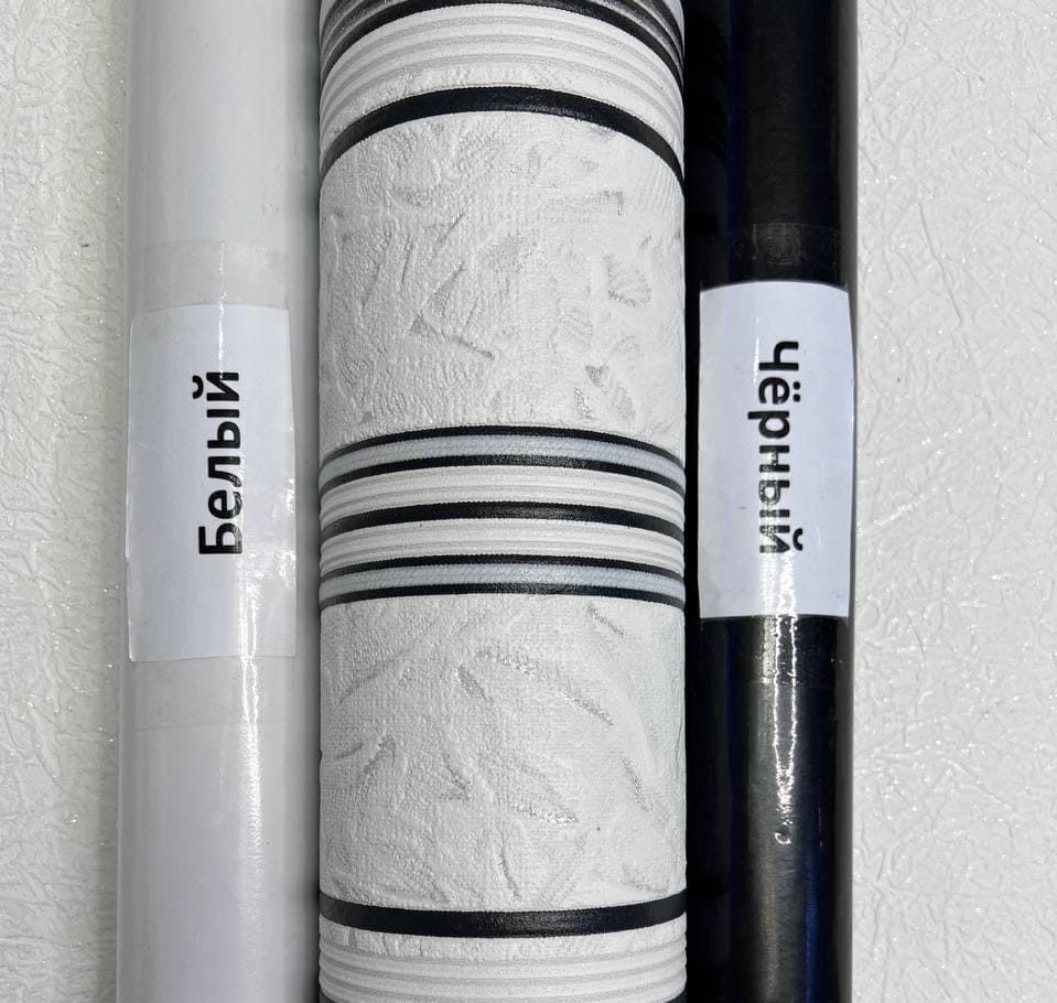 Шпалери вінілові на флізеліновій основі Слов'янські шпалери VIP B109 Крит білий 1,06 х 10,05м (B 552-10)