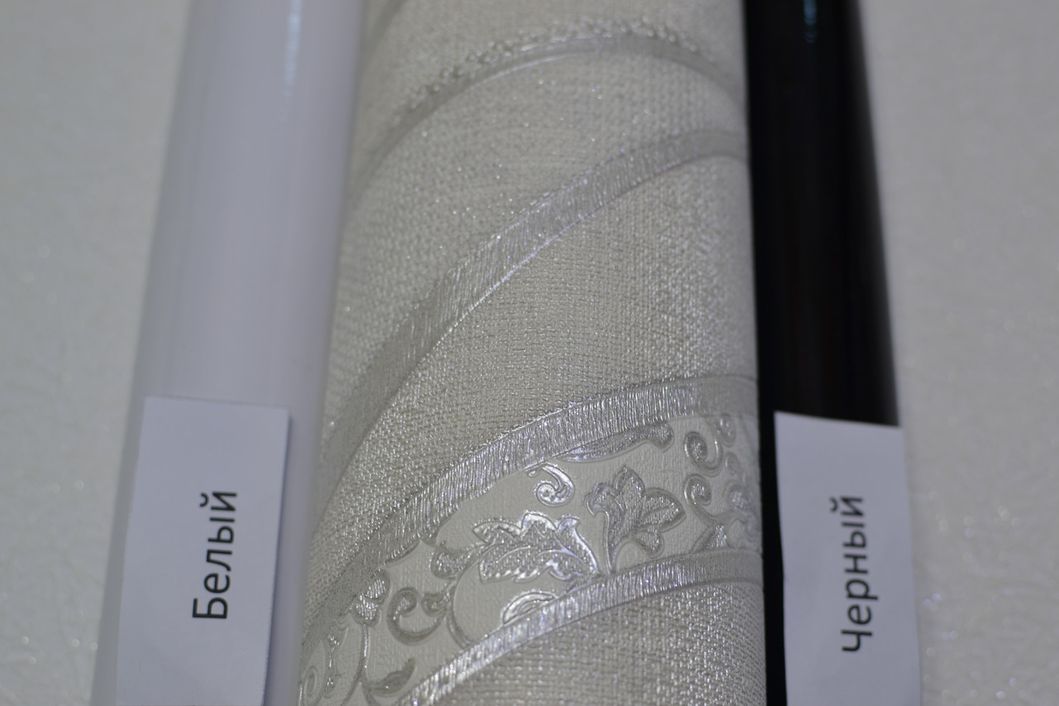 Шпалери вінілові на флізеліновій основі Слов'янські шпалери LeGrand Platinum B118 Алізе сірий 1,06 х 10,05м (8562 - 10)