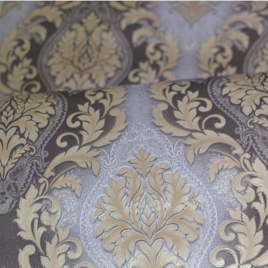 Шпалери дуплексні на паперовій основі Слов'янські шпалери Gracia B64,4 Марсель сірий 0,53 х 10,05м (6509-10)