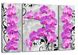 Картина триптих на полотні 3 частини Орхідеї 50 x 80 см