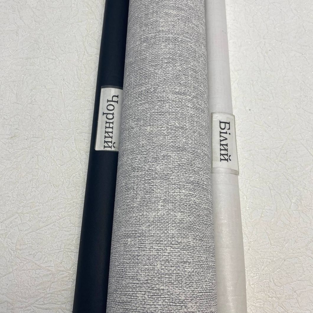 Обои виниловые на флизелиновой основе светло-серый СШТ Джут 1,06 х 10,05 (3-1555)