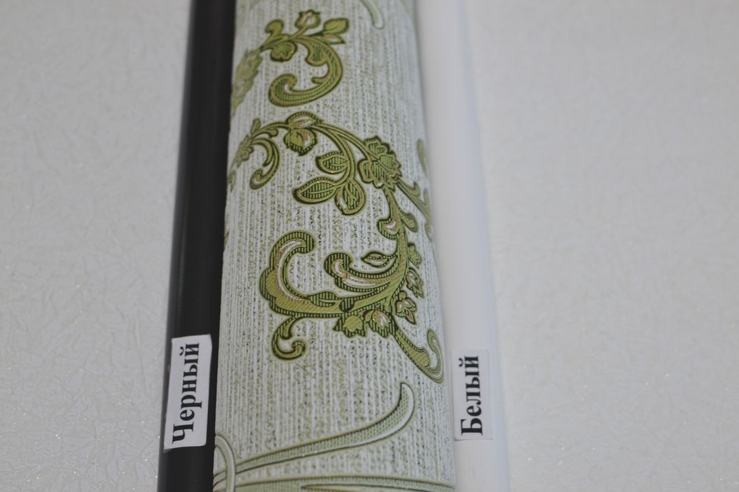 Шпалери вінілові на паперовій основі Слов'янські шпалери Comfort В58,4 Брі зелений 0,53 х 10,05м (M 374-04)