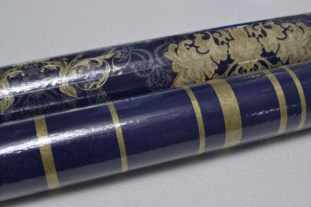Шпалери вінілові на флізеліновій основі ArtGrand Династія синій 1,06 х 10,05м (800DN27)