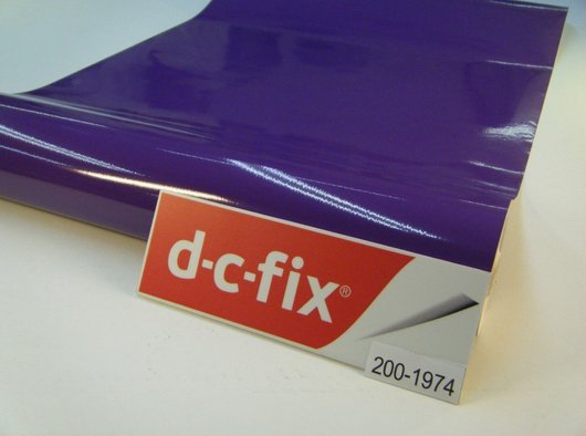 Самоклейка декоративная D-C-Fix Flieder фиолетовый глянец 0,45 х 15м, Фиолетовый