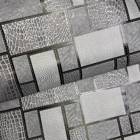 Шпалери вінілові на паперовій основі супер мийка Lanita МНК Сафарі сірий 0,53 х 10,05м (5-0628)