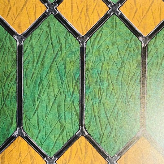 Самоклейка декоративная GEKKOFIХ зелёная с ромбиками 0,67 х 15м (11735)