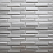 Панель стеновая самоклеющаяся декоративная 3D кладка серый 700 х 770 х 7 мм, серый