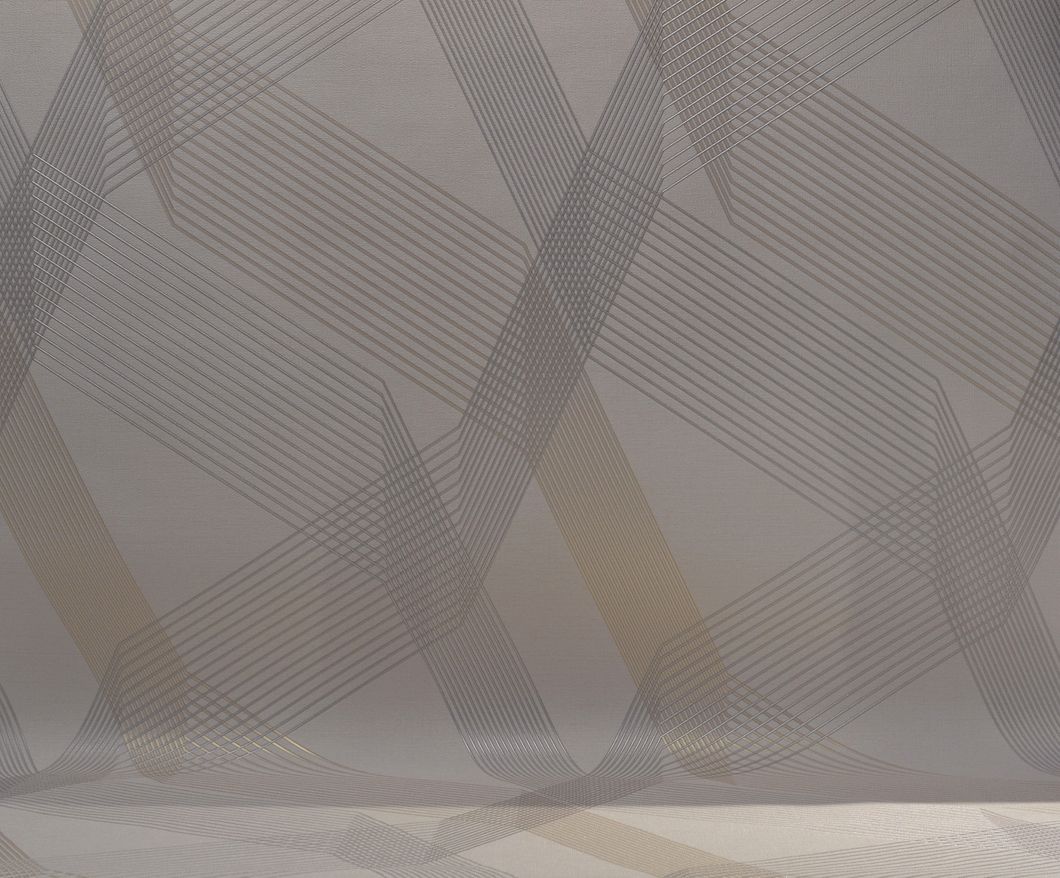 Шпалери вінілові на флізеліновій основі Vinil Wallpaper Factory ТФШ Межі Декор бежевий 1,06 х 10,05м (2-1431)