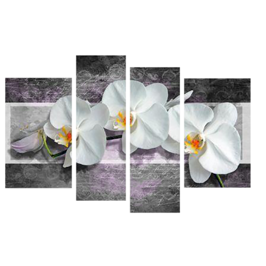 Картина модульная 4 части Орхидеи 80 х 120 см (8356-454)