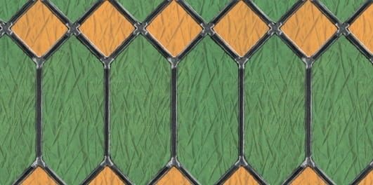 Самоклейка декоративная GEKKOFIХ зелёная с ромбами полуглянец 0,90 х 15м (11737)