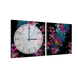 Часы модульная картина Абстракция 29 см х 60 см