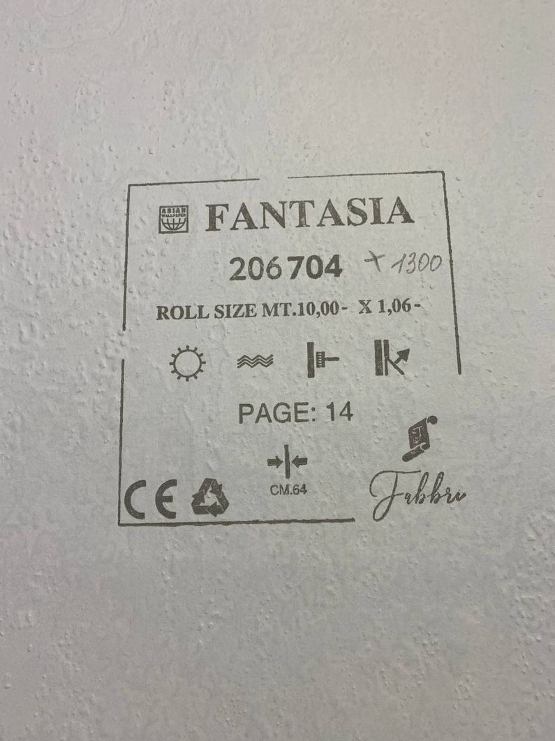 Обои виниловые на флизелиновой основе Wiganford Fantasia серый 1,06 х 10,05м (206704)