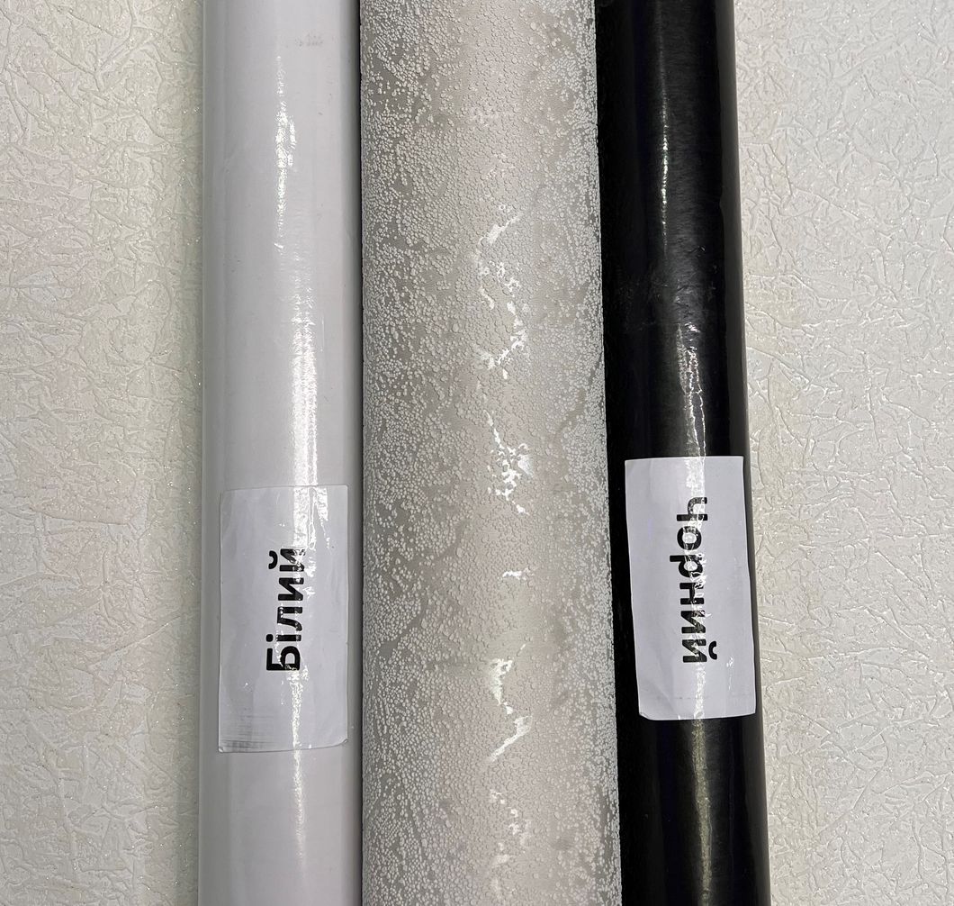 Шпалери акрилові на паперовій основі Слобожанські шпалери сірі 0,53 х 10,05м (485-01)
