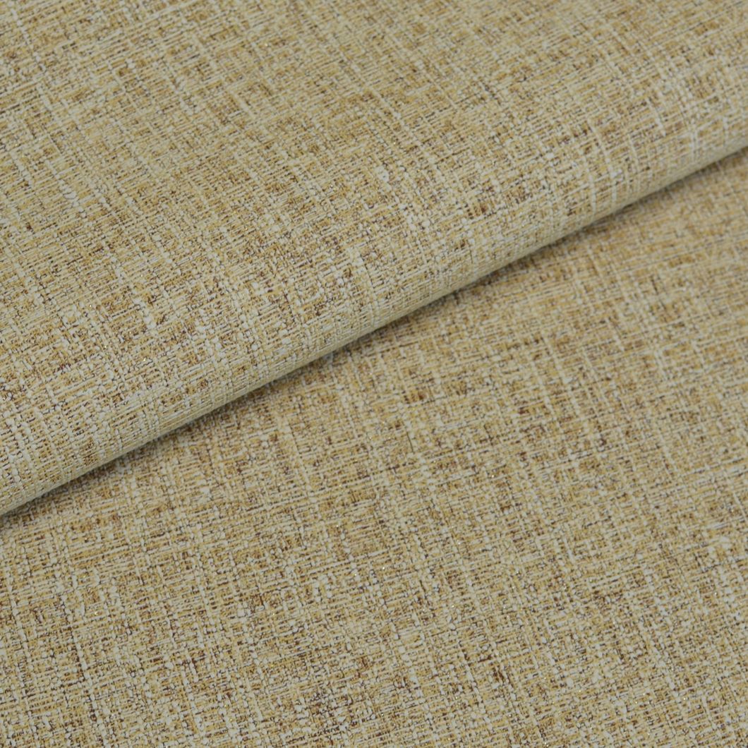 Обои виниловые на бумажной основе под покраску Славянские обои Comfort+ В40,4 Текстиль песочный 0,53 х 15м (С 722-05)