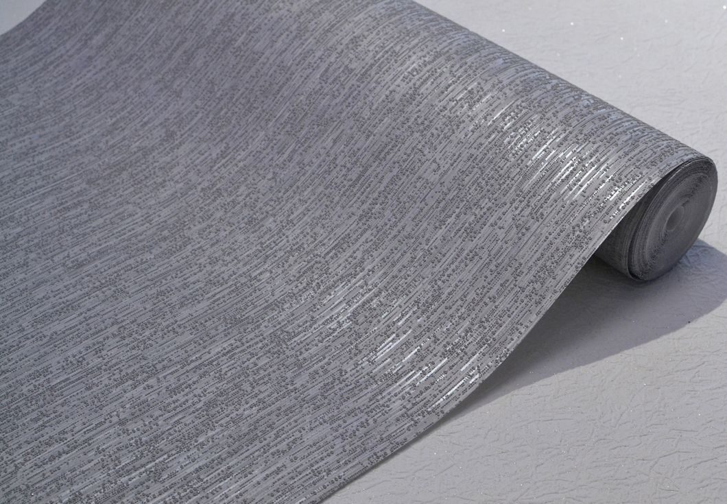 Обои акриловые на бумажной основе Слобожанские обои серый 0,53 х 10,05м (487-01), ограниченное количество