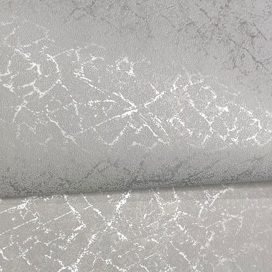 Шпалери акрилові на паперовій основі Слобожанські шпалери сірі 0,53 х 10,05м (485-01)