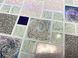 Панель стінова декоративна пластикова мозаїка ПВХ "Морська сіль" 954 мм х 478 мм, серый, Сірий