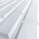 Панель стеновая декоративная ПВХ панель белый клинкерный кирпич 960Х480Х4ММ (1164), Белый, Белый